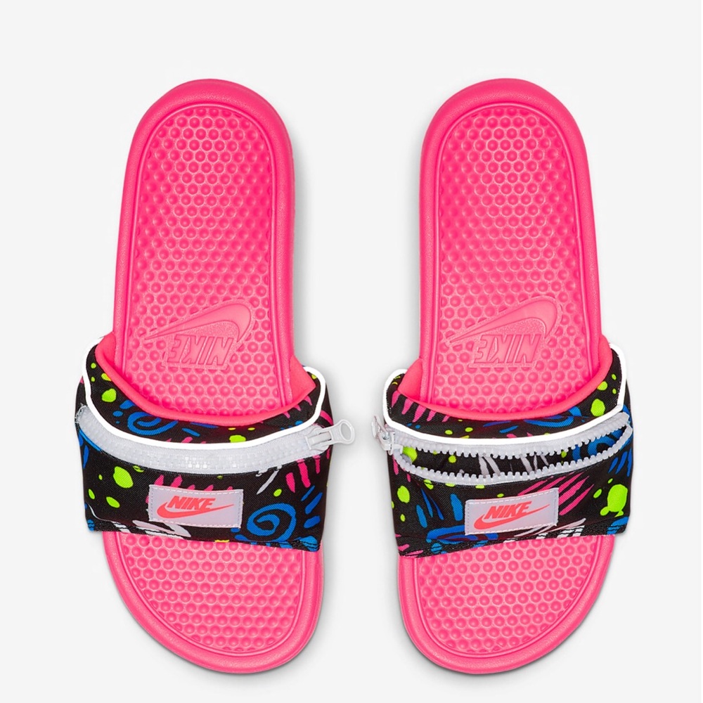 ❗️Last pair❗️BrandNew Pink&Black Nike slides